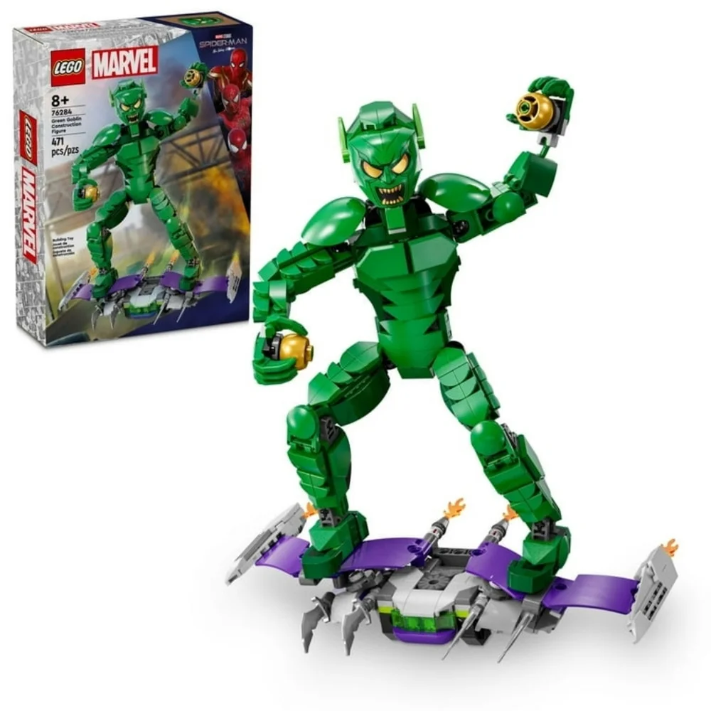 LEGO Marvel Green Goblin Construction Figure 76284 Ages 8+ 471 Pieces